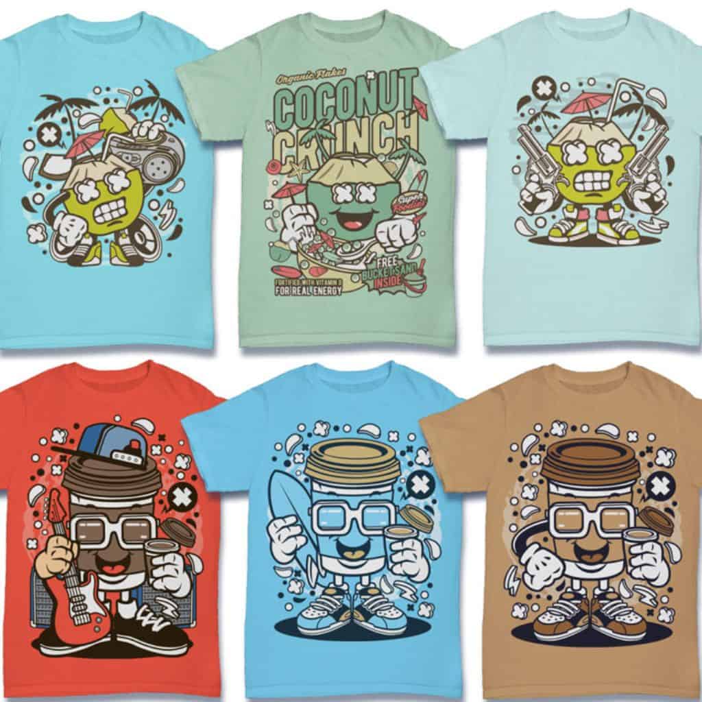 72,000+ Diseños Premium para Camisetas - Paquete Completo