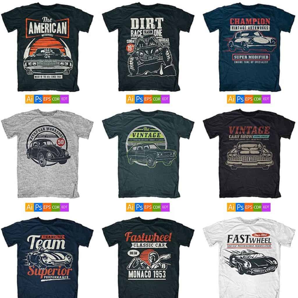 72,000+ Diseños Premium para Camisetas - Paquete Completo