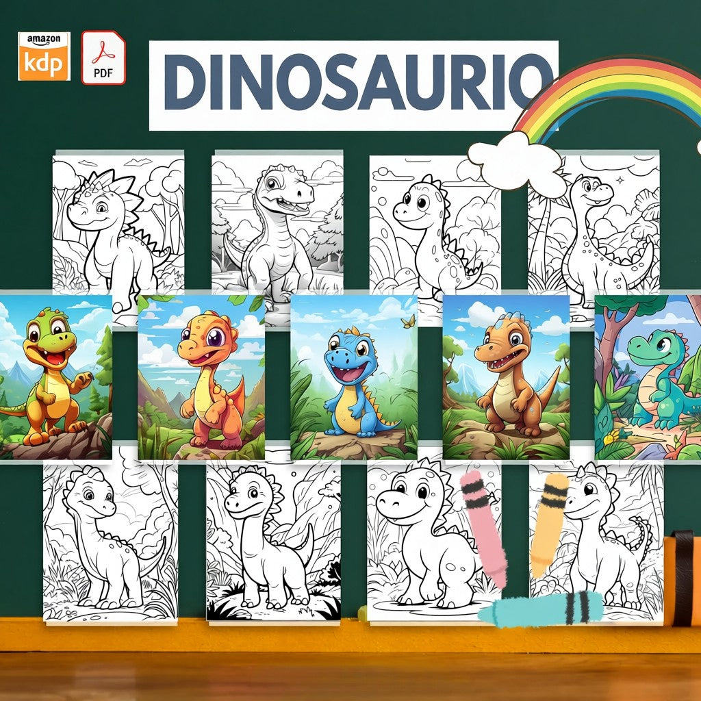 15,000+ Páginas de Libros para Colorear PLR