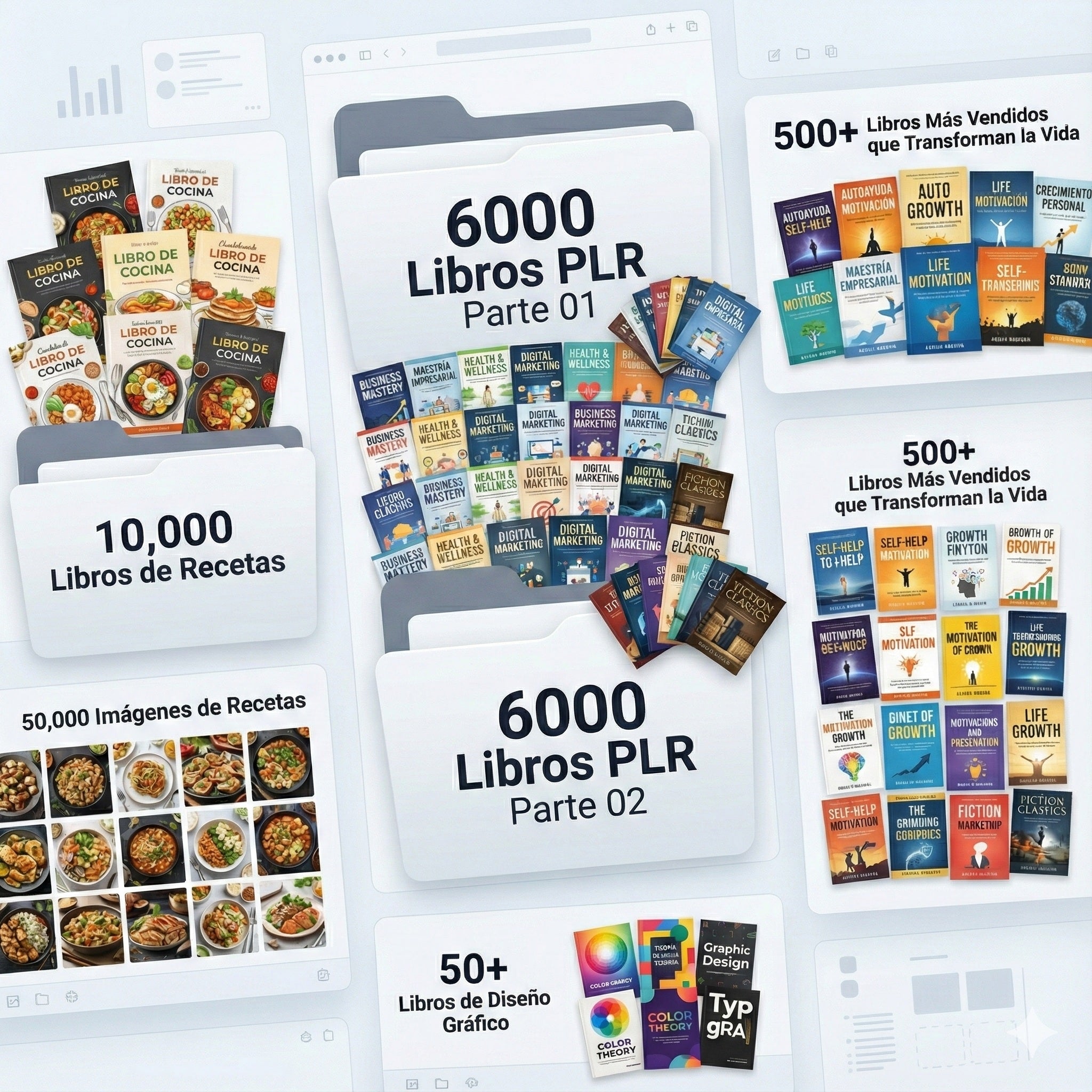 Paquete Definitivo de Más de 22,000 Ebooks