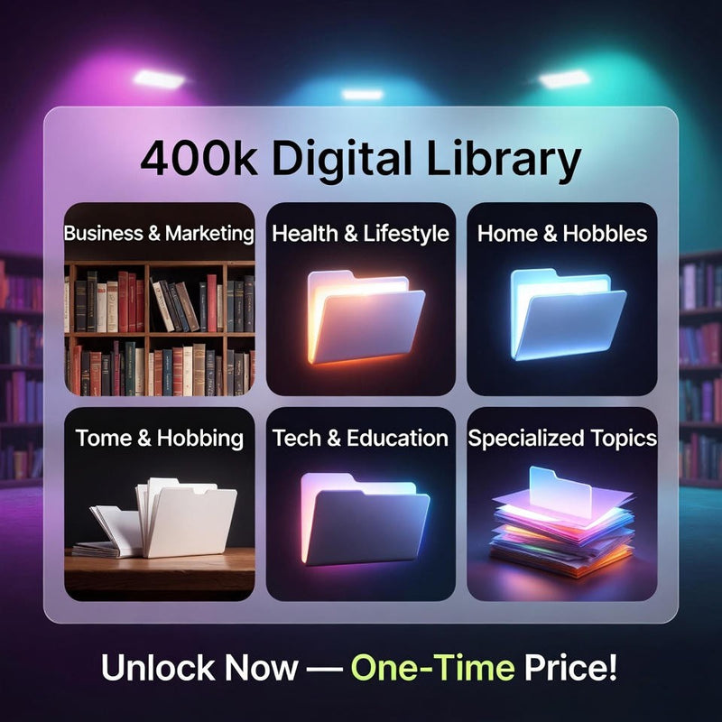 Digital Library of 400K for Business and Content Creation