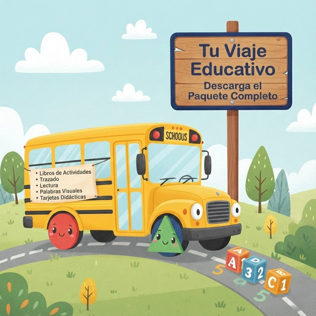 PAQUETE EDUCATIVO PARA NIÑOS: Más de 30 Categorías de Actividades de Aprendizaje Imprimibles