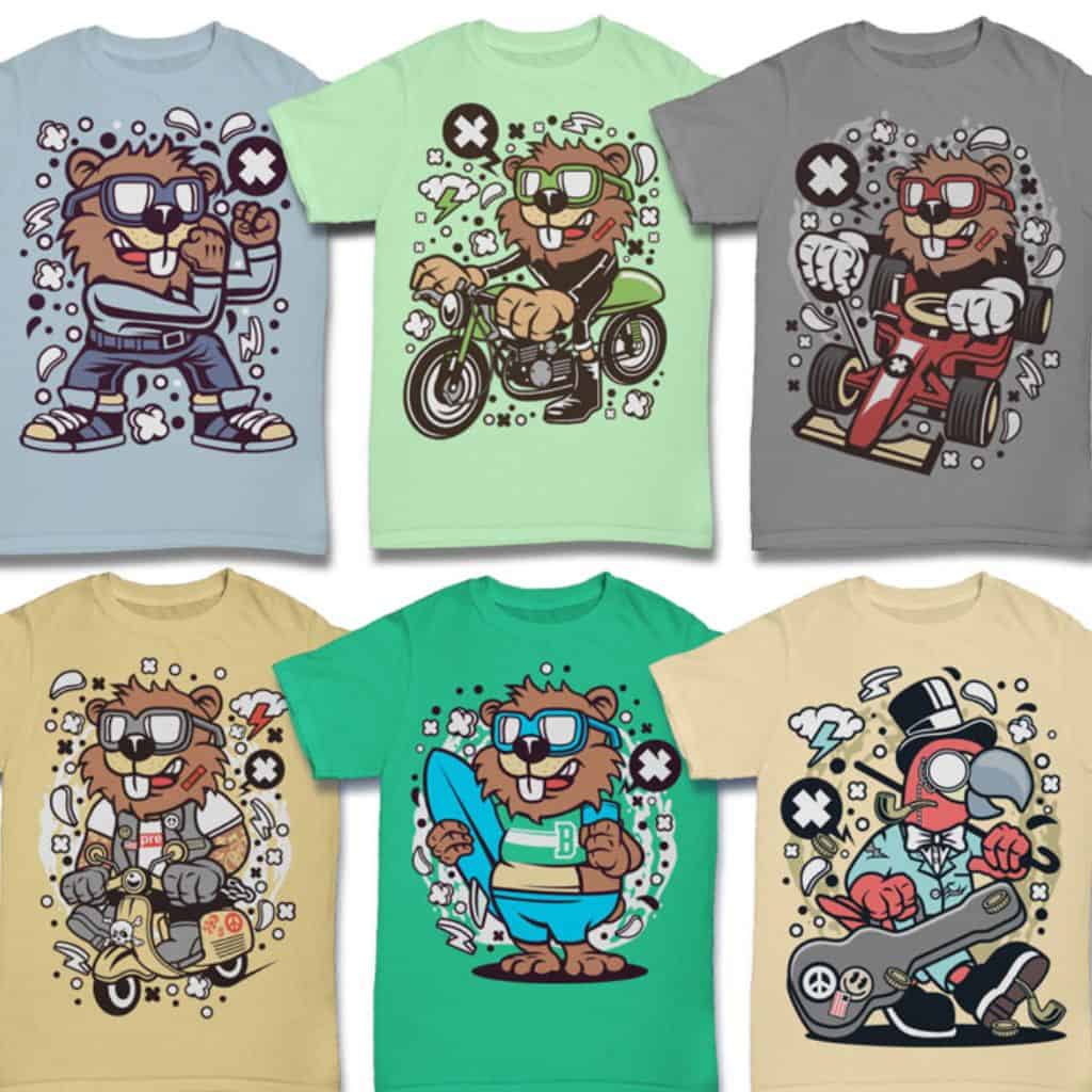 72,000+ Diseños Premium para Camisetas - Paquete Completo