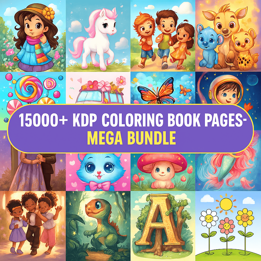 15,000+ PLR Coloring Book Pages