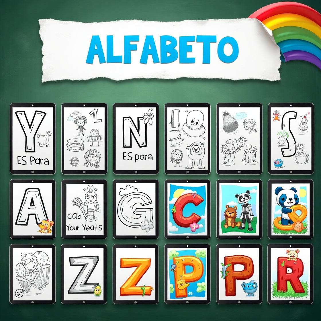 15,000+ Páginas de Libros para Colorear PLR