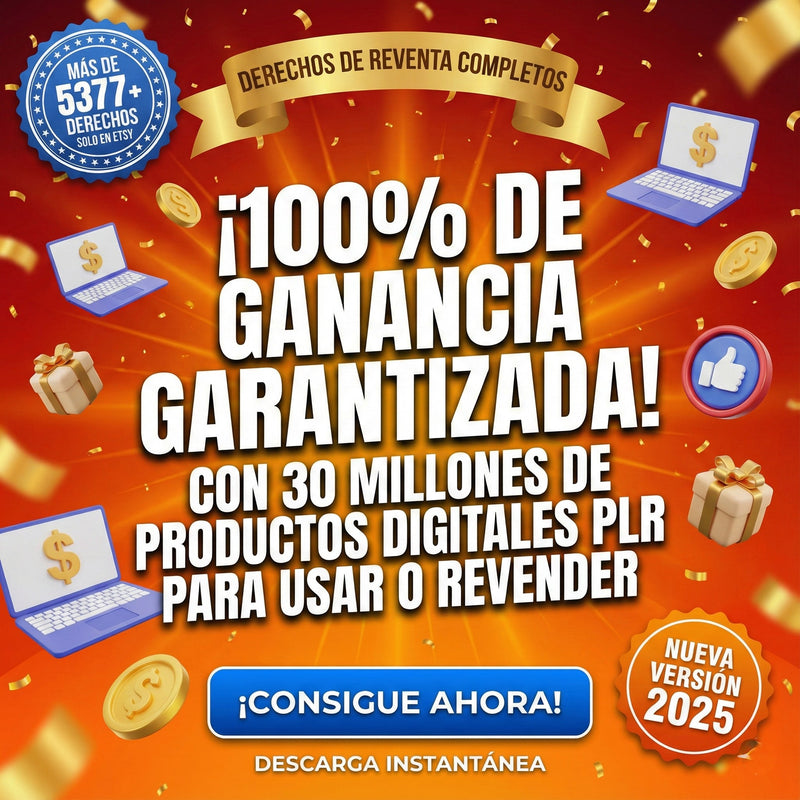 30 Millones de Productos PLR y MRR para Ingresos Pasivos
