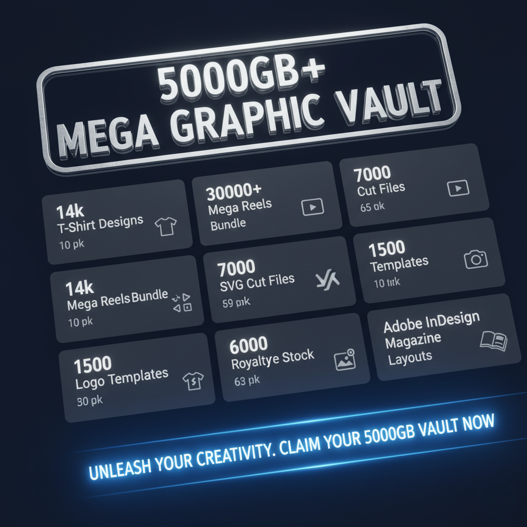 5,000GB Mega Graphic Packages