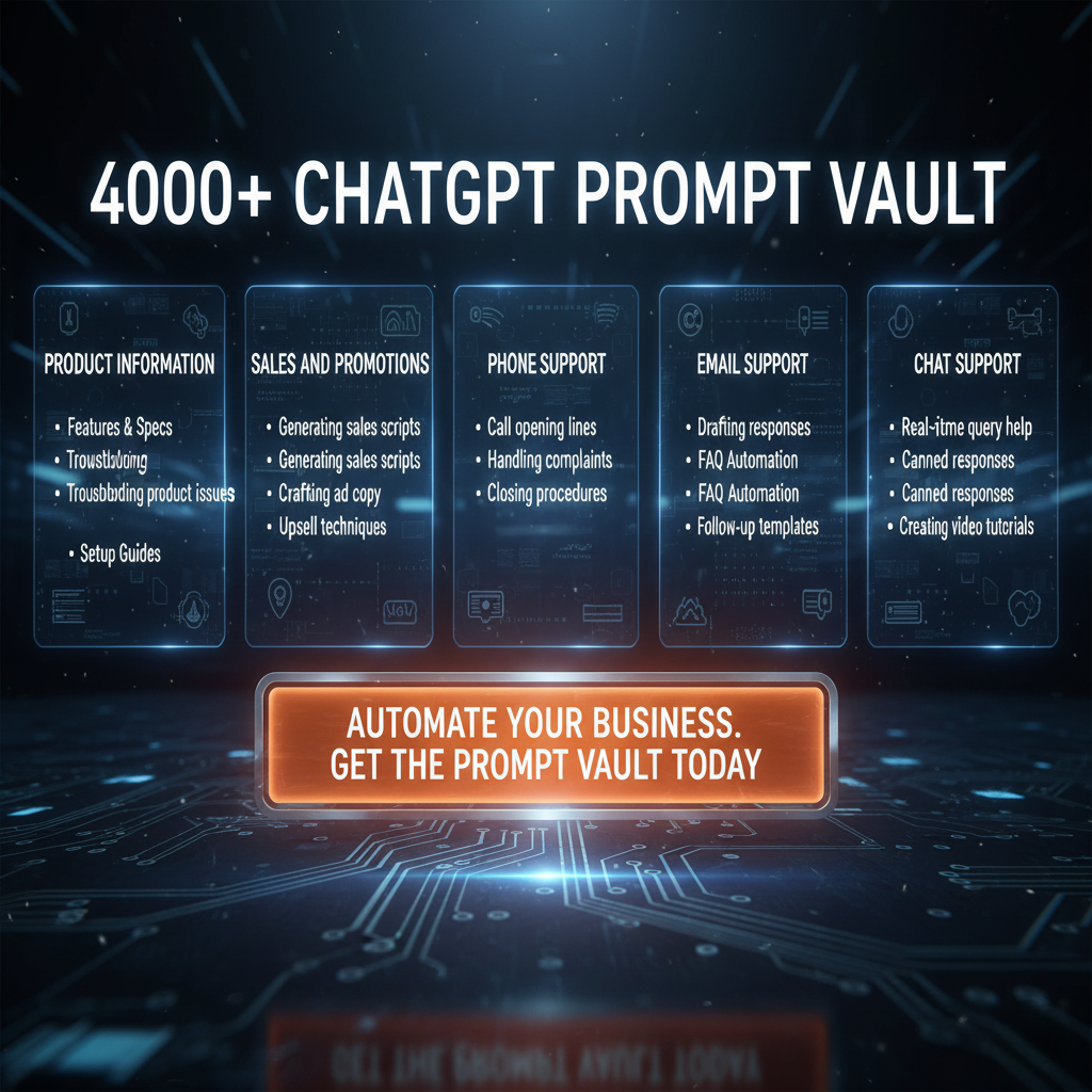 Vault of 4,000+ ChatGPT Prompts for Business