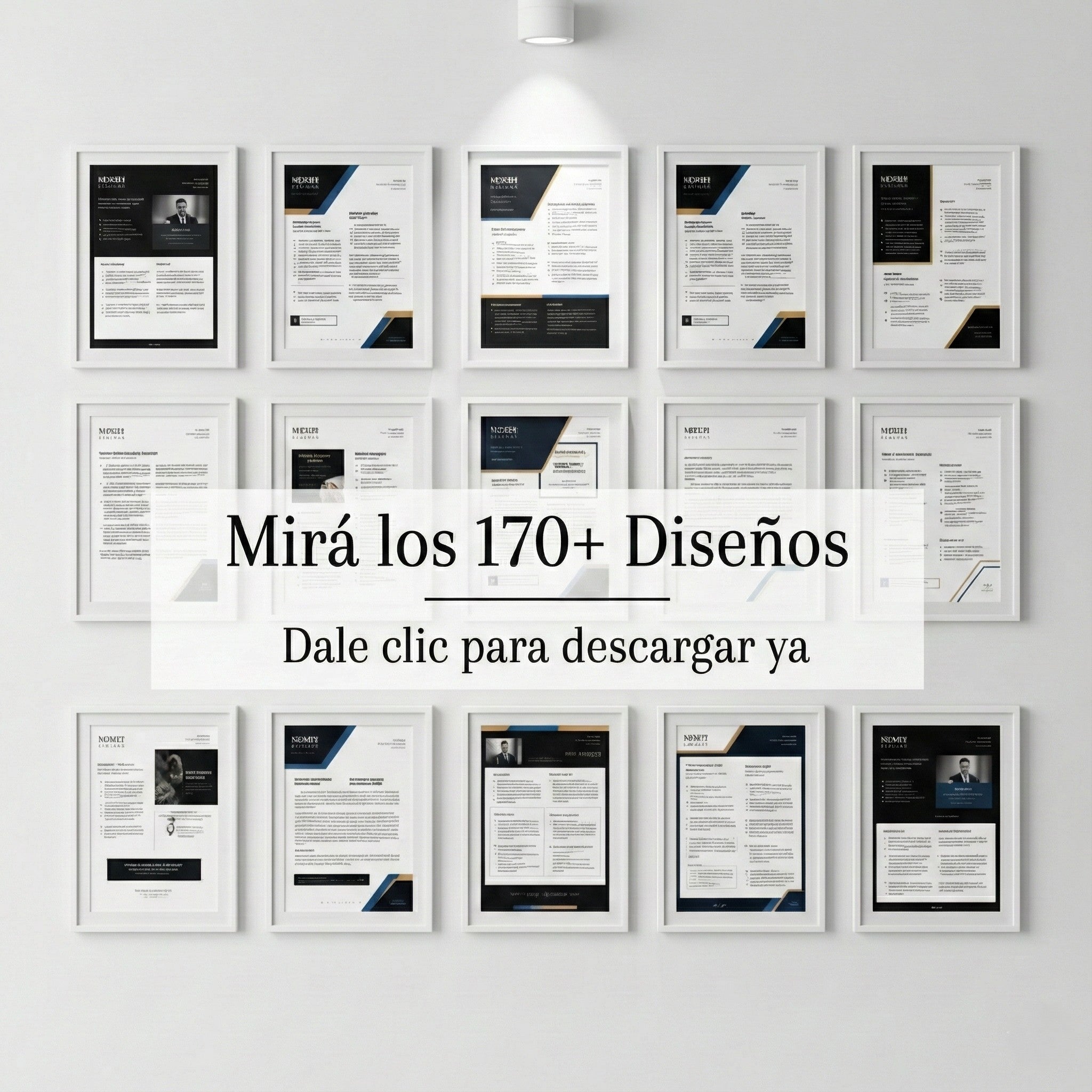 170 Plantillas Profesionales de Currículum / CV