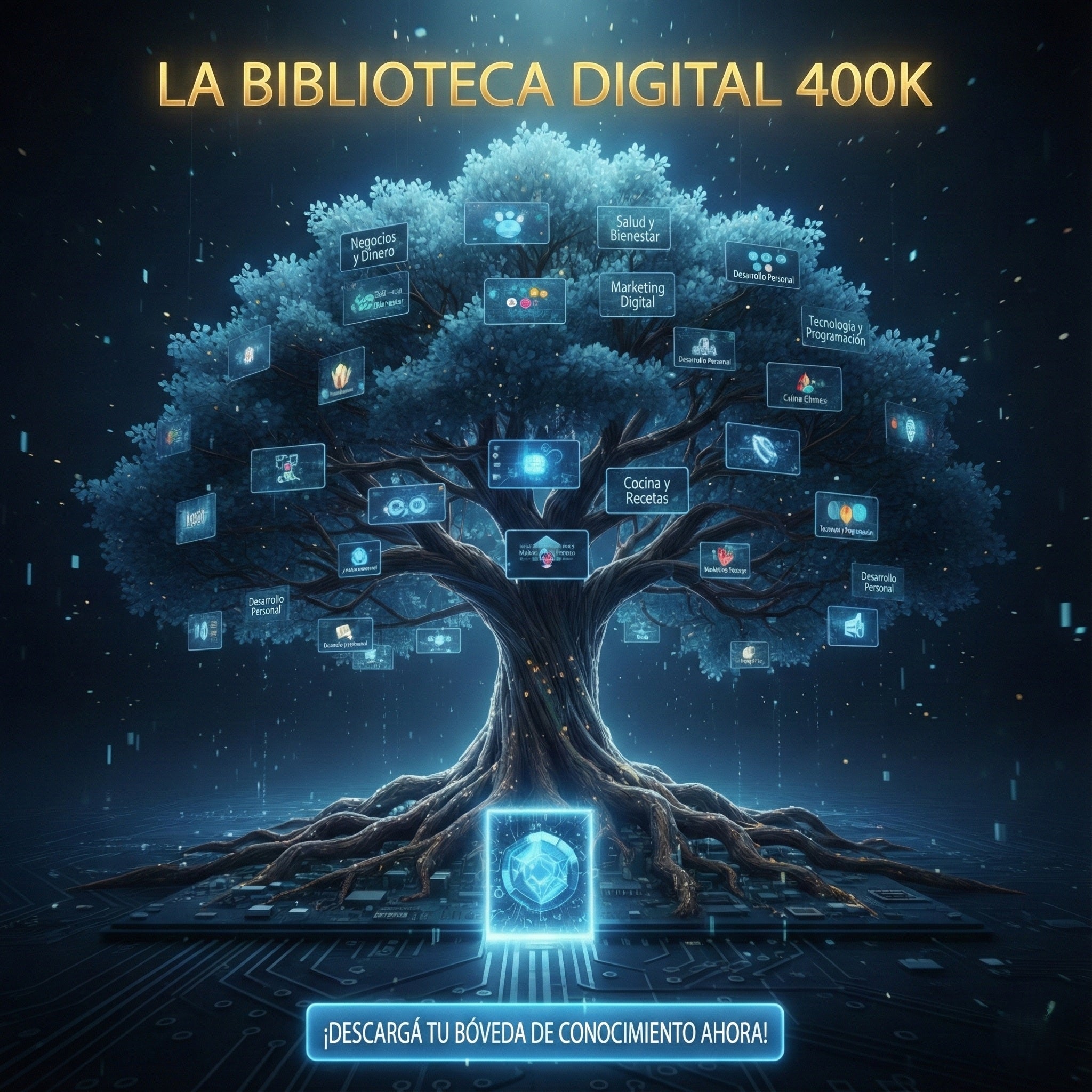 Biblioteca Digital de 400K para Negocios y Creación de Contenido