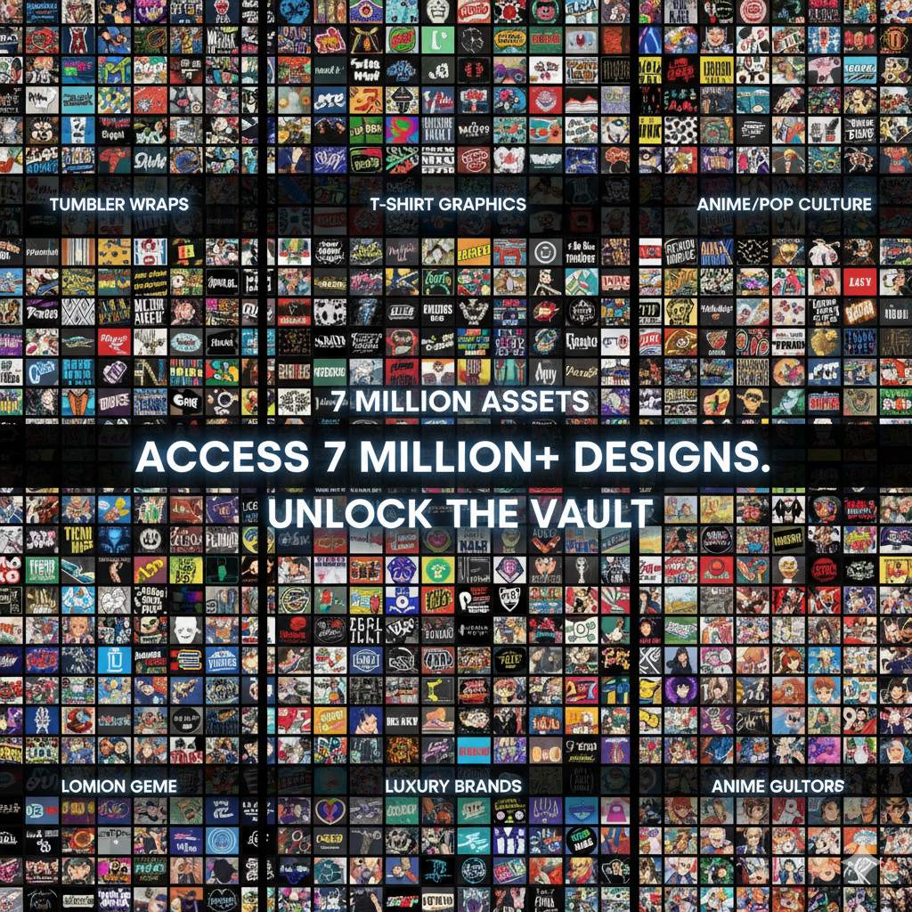 7 Million Graphic Resources, Tumbler Wraps, and POD Packages