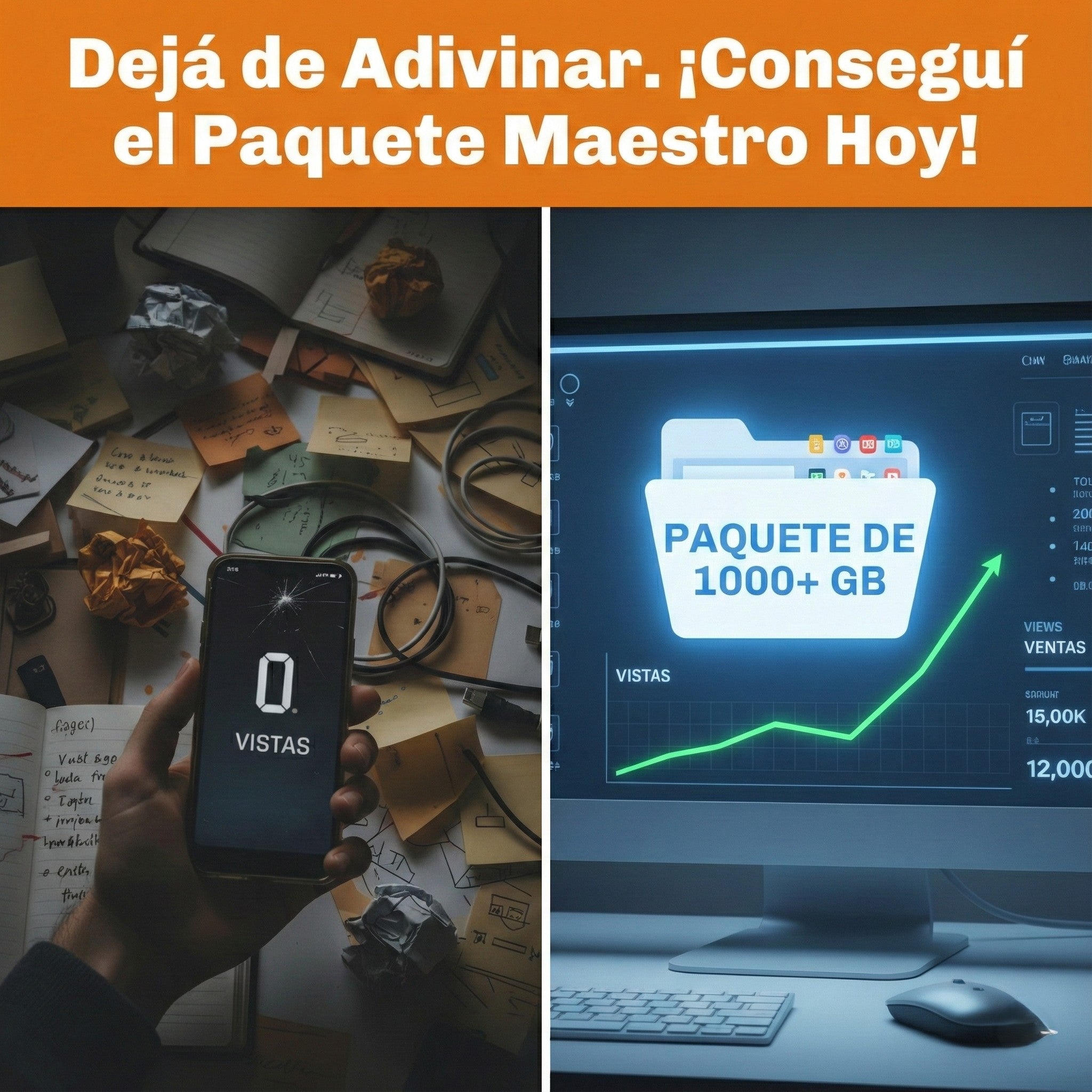 Mega Pack de 1,000+ GB de Productos Digitales y Recursos