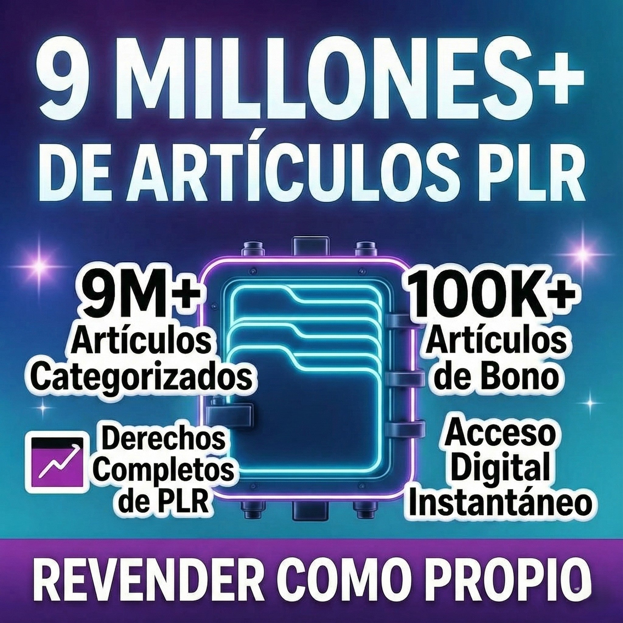 9 Millones de Artículos PLR Para Cada Nicho