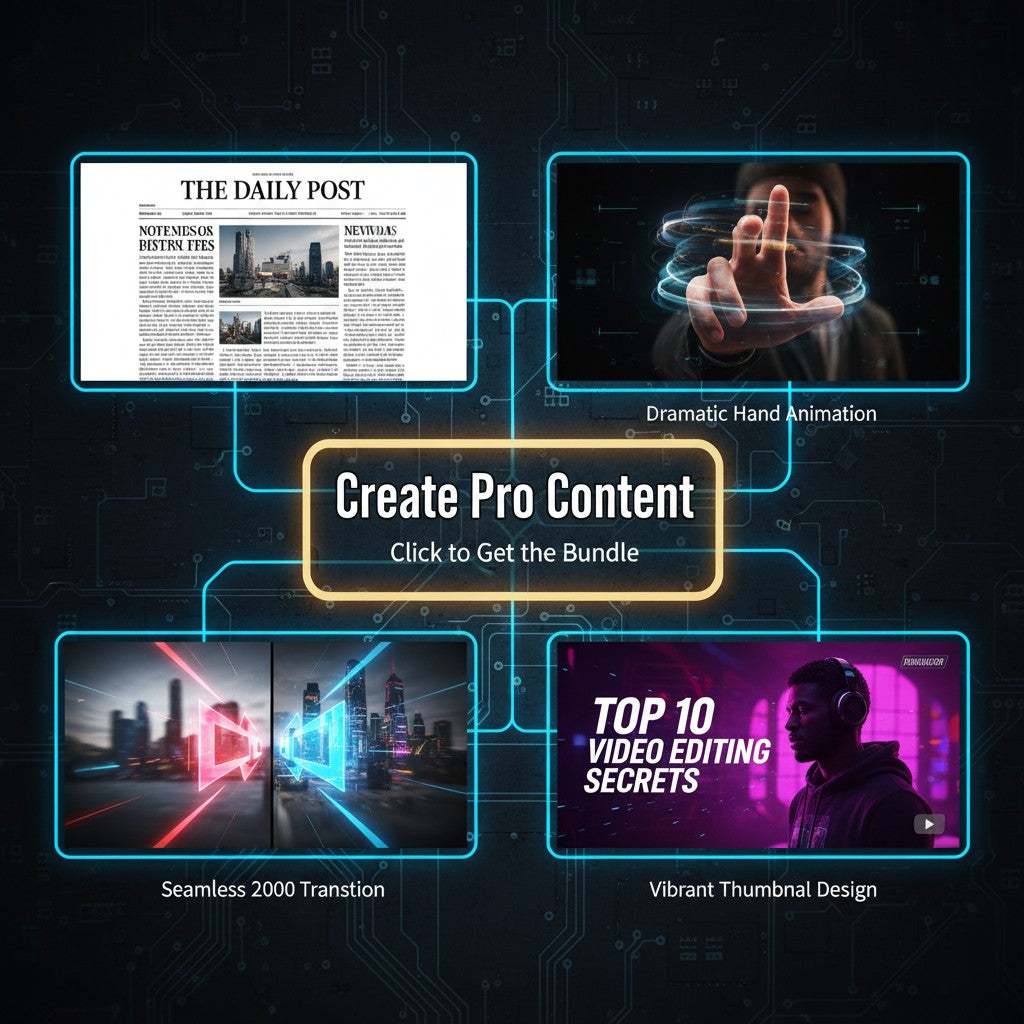 Editing Resource Package: Animation Tools, Overlays, and Visual Effects Kit