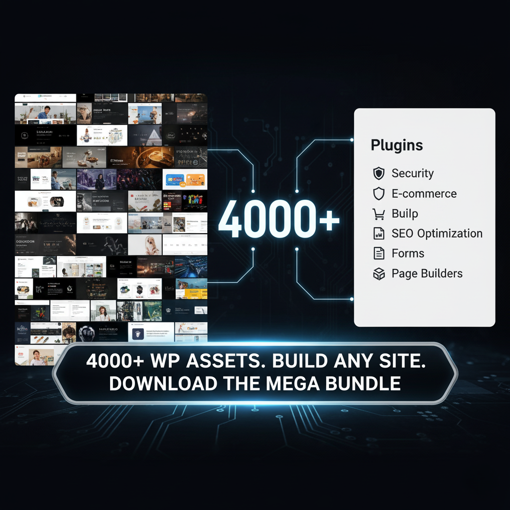 4000+ WordPress Themes and Plugins - Mega Package