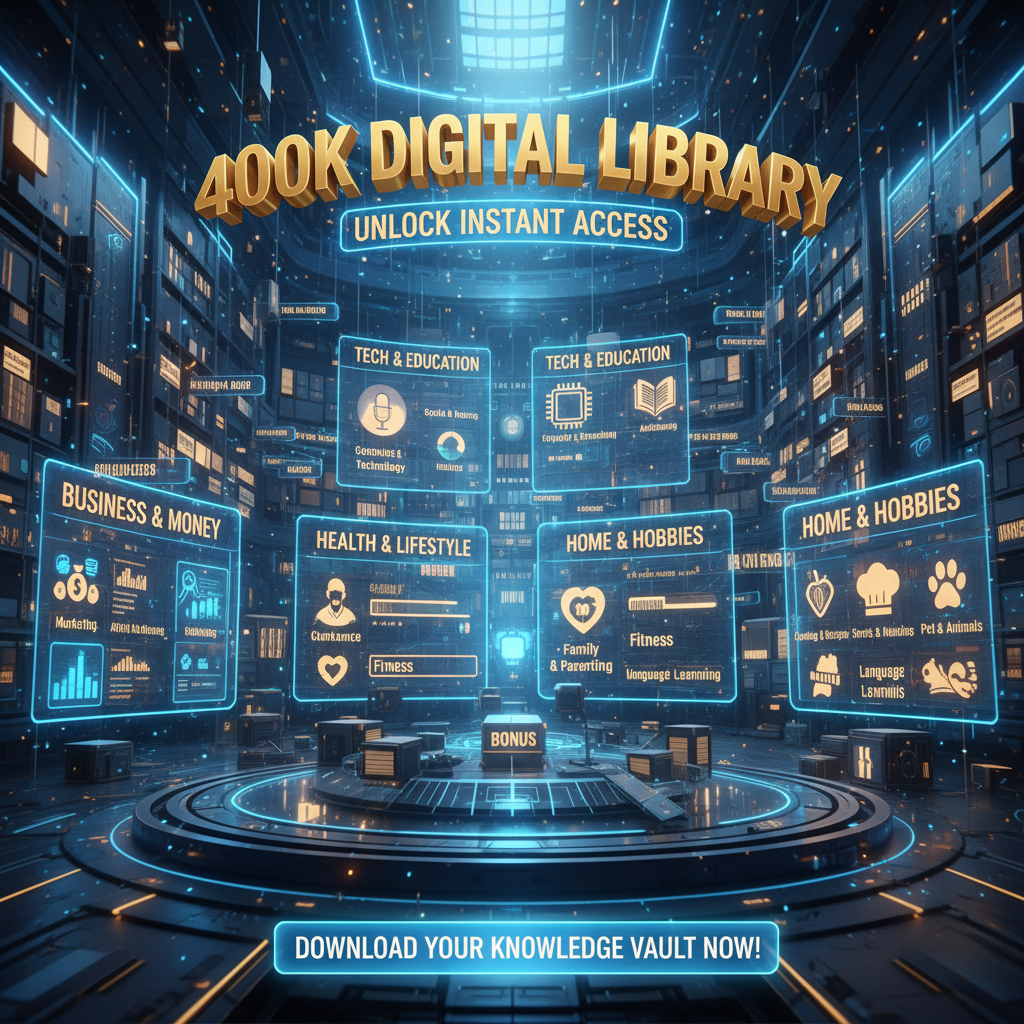 Digital Library of 400K for Business and Content Creation