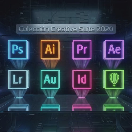 Todo-en-Uno Suite Adobe para Edición de Fotos, Video, Diseño y Audio (Windows)