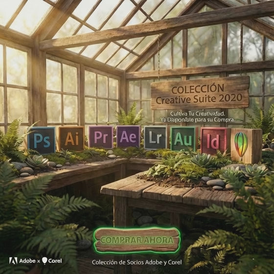 Todo-en-Uno Suite Adobe para Edición de Fotos, Video, Diseño y Audio (Windows)