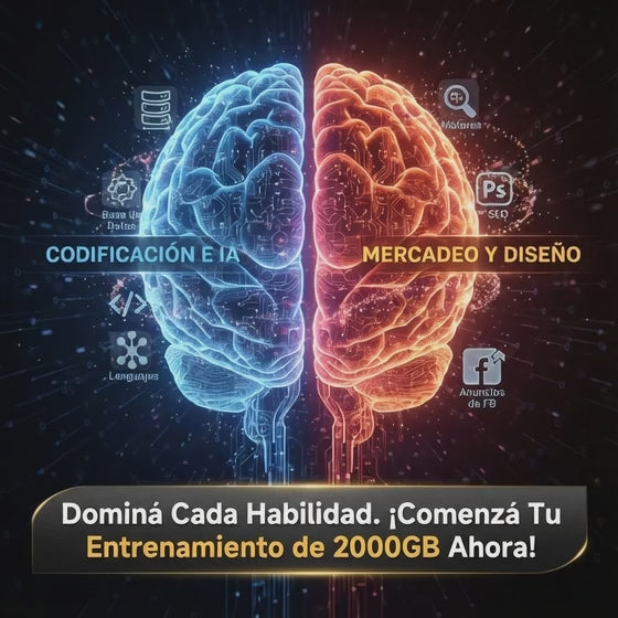 Mega Paquetes Maestros de Más de 2,000GB de Cursos