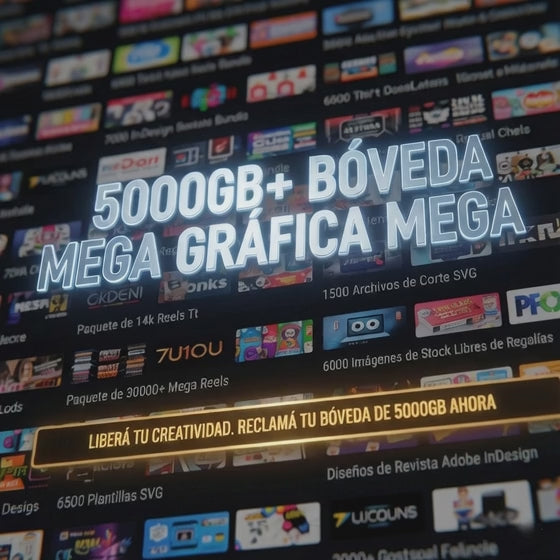 5,000GB Mega Paquetes de Gráficos